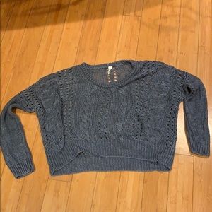 Margaret O’Leary blue/grey sweater